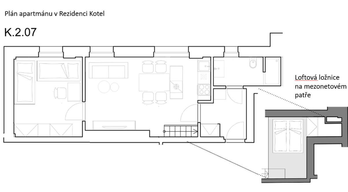 Stylový loftový apartmán v nové Rezidenci Kotel Rokytnice nad Jizerou Esterno foto